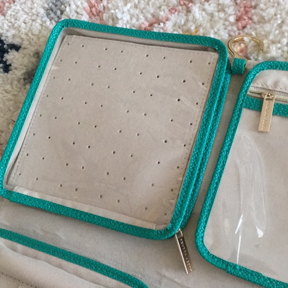 Jet Set Travel Case Kendra Turquoise with Dust Bag - Picture 12 of 16